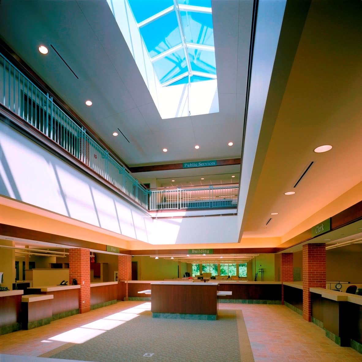 Atrium with Skylights