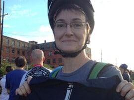 Lissa Takes on the Climate Ride